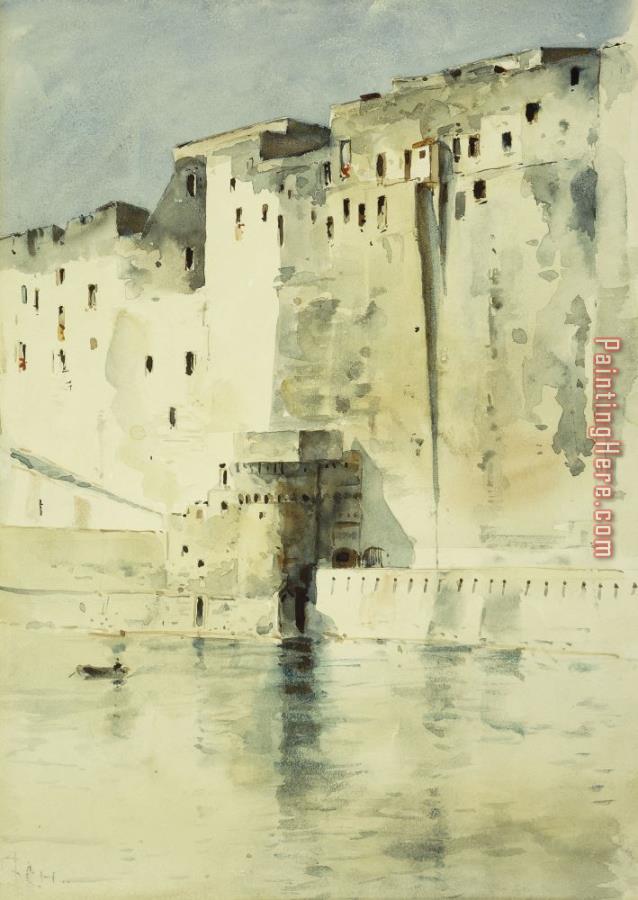 childe hassam Old Fortress Naples